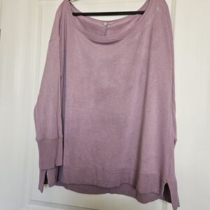 Lavender Oversized Sweatshirt